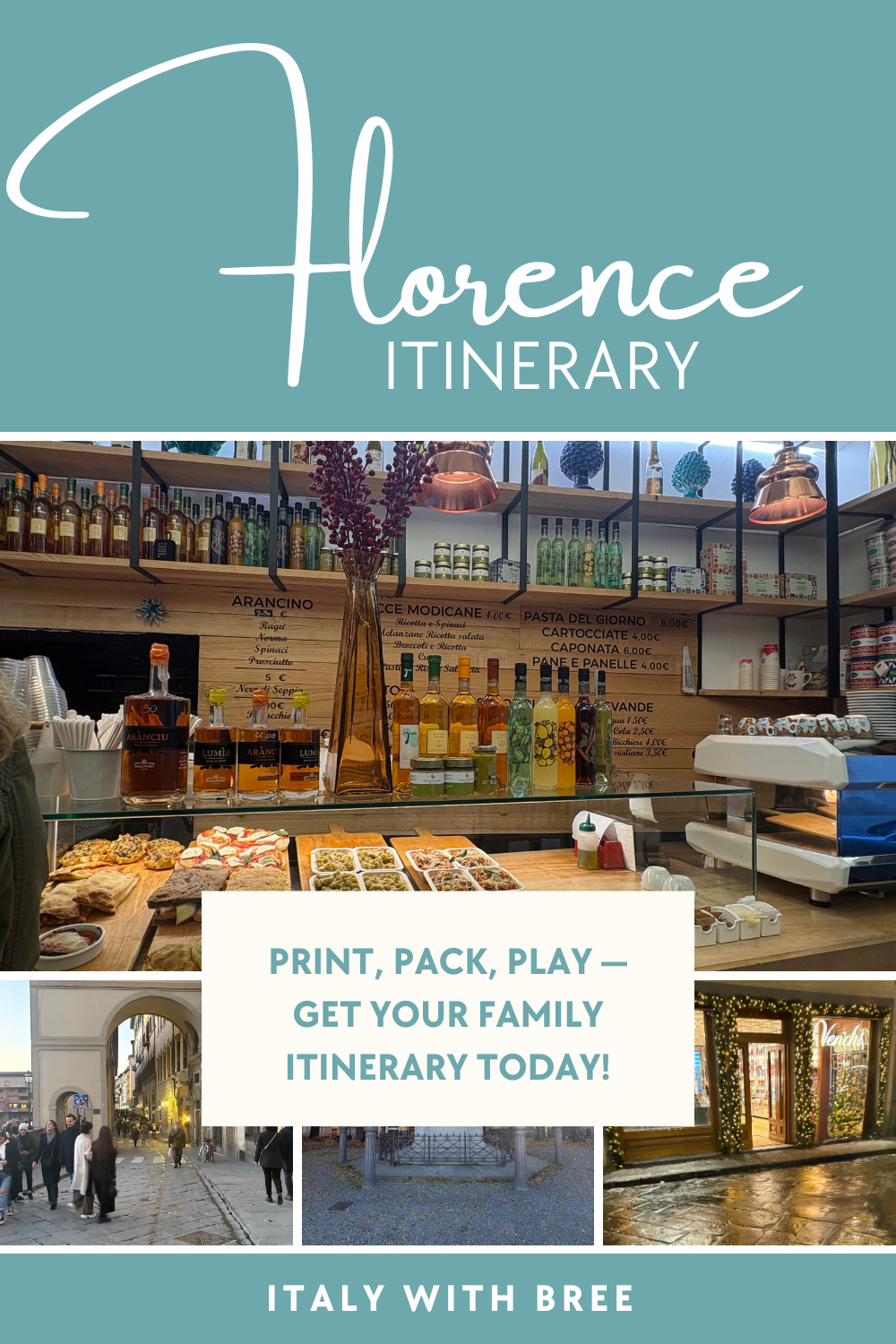 Florence Family Itinerary (Cinema at Giunti Odeon)