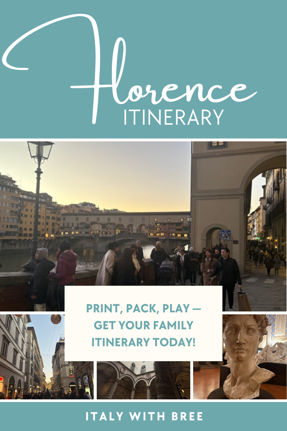 Florence Family Itinerary (Accademia Gallery with Kids)