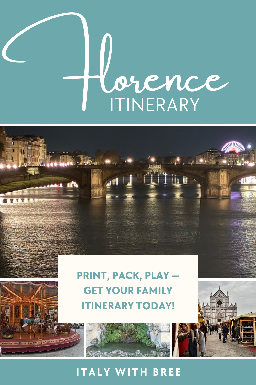 Florence Family Itinerary (Free Activities - 1st Sunday of the Month)