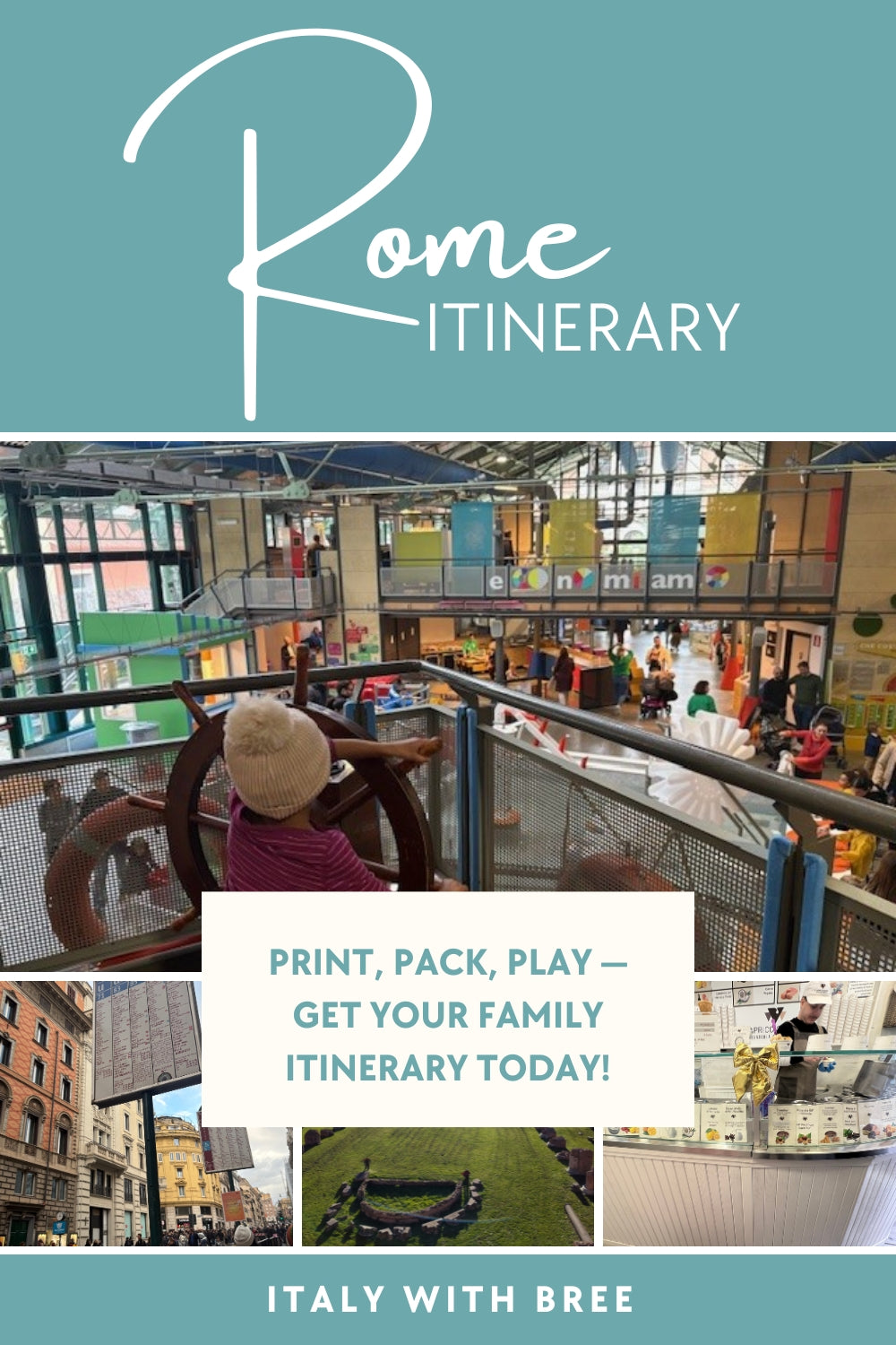 Rome Family Itinerary (Colosseum & Roman Forum with Kids)