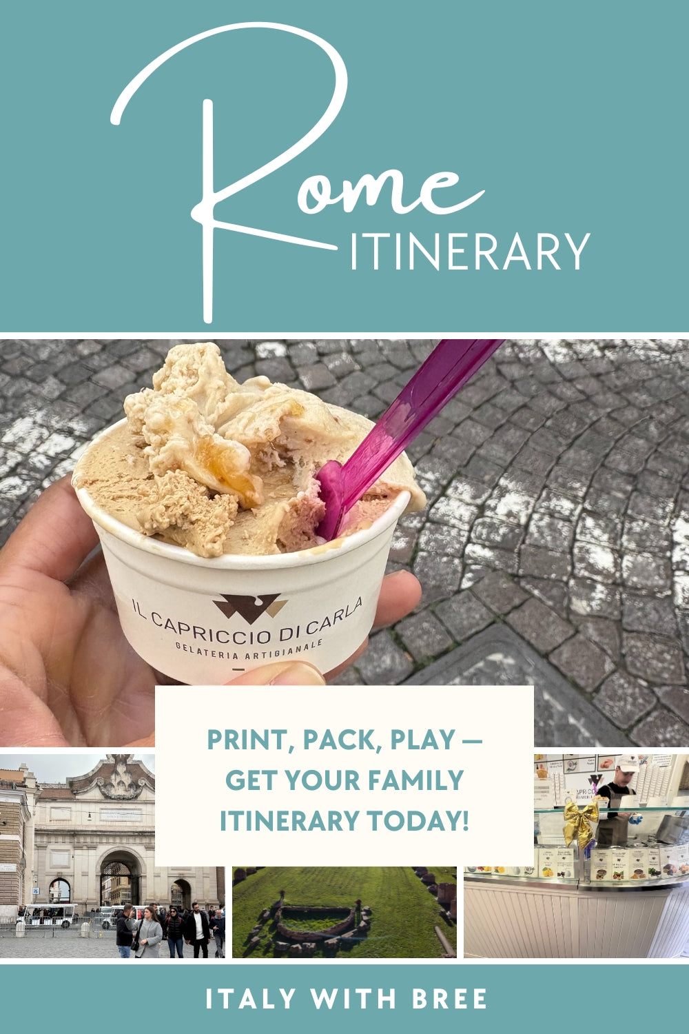 Rome Family Itinerary (How to Get to Fiumicino via Transfer Service)