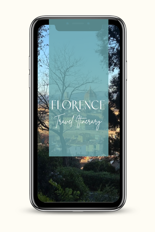 Florence Family Itinerary (Arriving in Florence)