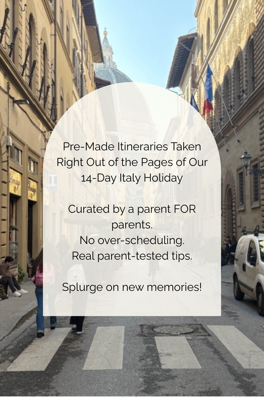Florence Family Itinerary (Thanksgiving in Italy)