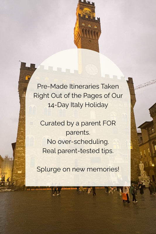 Florence Family Itinerary (Exploring Palazzo Vecchio)