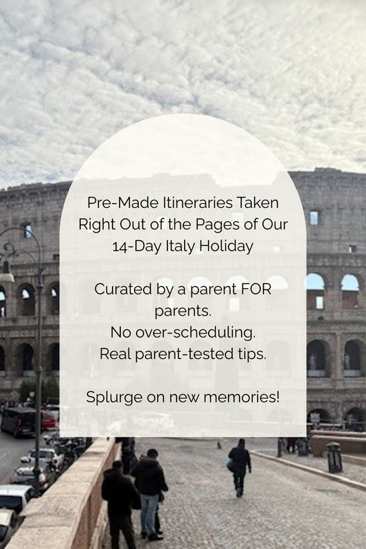 Rome Family Itinerary (When Unexpected Sickness Strikes)