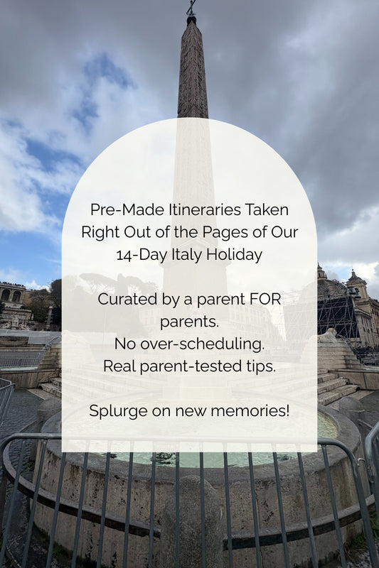 Rome Family Itinerary (Exploring Rome via Metro/Bus with Kids)